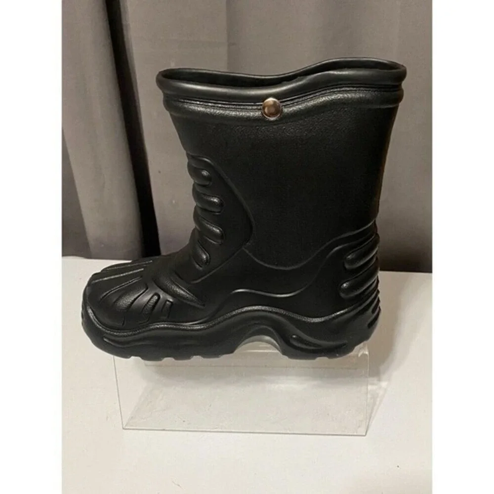 Little Boy‎ Rain Boots Black Waterproof Size 1.5 New With Tags
